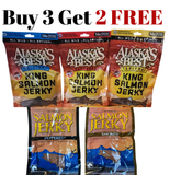 Buy 3 Get 2 FREE · SALMON JERKY