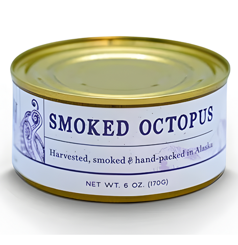 Wild Alaskan Smoked Octopus 6 oz
