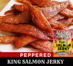 WILD KING SALMON JERKY PEPPERED 3 OZ.